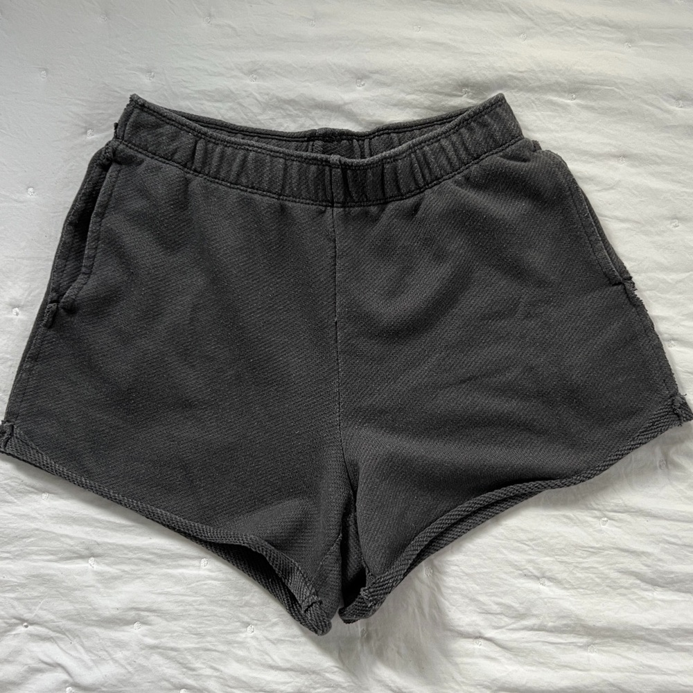 aerie gray lounge shorts